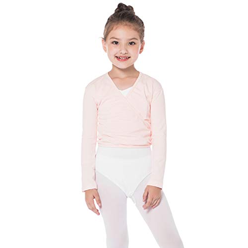 Bezioner Chaqueta para Ballet Danza Yoga Algodón Cardigan Manga Larga para Niña Mujer Rosa L Bezioner Chaqueta para Ballet Danza Yoga Algodón Cardigan Manga Larga para Niña Mujer Rosa L