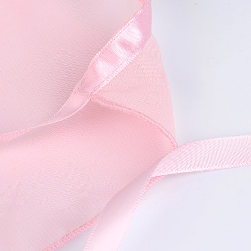 Bezioner Falda de Abrigo la Danza de Ballet Gasa con Lazo de la Cintura para Niña Mujer Rosa S Bezioner Falda de Abrigo la Danza de Ballet Gasa con Lazo de la Cintura para Niña Mujer Rosa S