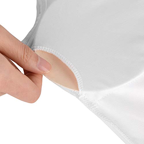 Bezioner Maillot de Danza Leotardos de Ballet Gimnasia Body Clásico para Mujer y Niñas Blanco M Bezioner Maillot de Danza Leotardos de Ballet Gimnasia Body Clásico para Mujer y Niñas Blanco M