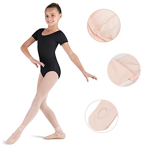 Bezioner Medias de Ballet y Danza para Niños y Adultos Convertible 1 Par Rosa S