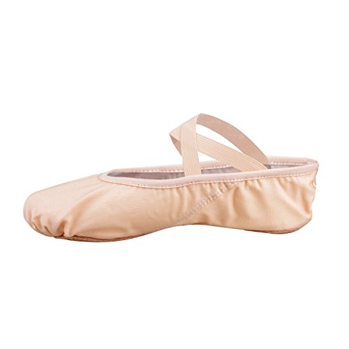 Bezioner-Shop Zapatillas de Ballet Canvas Dance Zapatos Split (Negro y Rosa Claro) Le recomendamos Que Elija uno (1) Tamaño Más Grande Que su Tamaño Normal del Zapato (32, Rosa Claro)