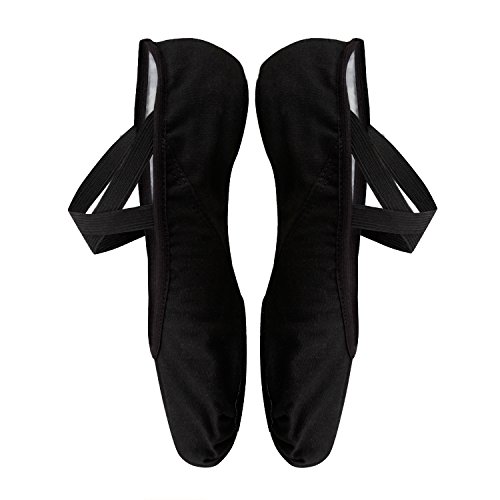 Bezioner-Shop Zapatillas de Ballet Canvas Dance Zapatos Split (Negro y Rosa Claro) Le recomendamos Que Elija uno (1) Tamaño Más Grande Que su Tamaño Normal del Zapato (39, Negro) Bezioner-Shop Zapatillas de Ballet Canvas Dance Zapatos Split (Negro y Rosa Claro) Le recomendamos Que Elija uno (1) Tamaño Más Grande Que su Tamaño Normal del Zapato (39, Negro)