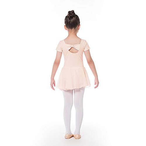 Bezioner Vestido de Ballet Maillot de Danza Gimnasia Leotardo Algodón Body Clásico para Niña Rosa 110 Bezioner Vestido de Ballet Maillot de Danza Gimnasia Leotardo Algodón Body Clásico para Niña Rosa 110