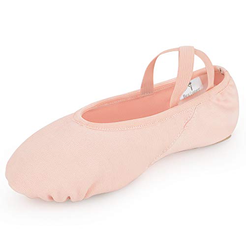 Bezioner Zapatillas de Danza Elástico Media Punta Zapatos de Ballet Baile Suela Partida de Cuero para Niñas y Mujer 39 Bezioner Zapatillas de Danza Elástico Media Punta Zapatos de Ballet Baile Suela Partida de Cuero para Niñas y Mujer 39