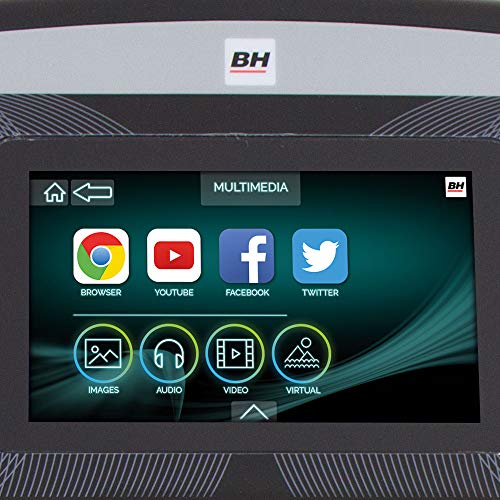 BH Fitness ZX7 TFT G6473TFTRF - Cinta de correr plegable, con pantalla táctil, hasta 18 km/h, 2,75 CV BH Fitness ZX7 TFT G6473TFTRF - Cinta de correr plegable, con pantalla táctil, hasta 18 km/h, 2,75 CV