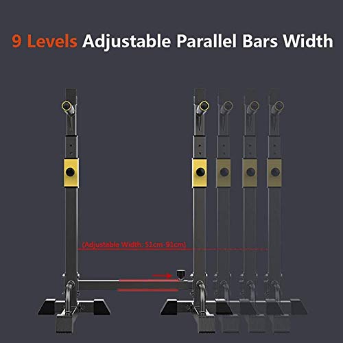 BHHT Soporte para Barra Ajustable para Sentadillas, Soporte para Mancuernas Multifuncional, Soporte para Pesas para Press De Banca, Soporte para Entrenamiento De Fuerza En Interiores BHHT Soporte para Barra Ajustable para Sentadillas, Soporte para Mancuernas Multifuncional, Soporte para Pesas para Press De Banca, Soporte para Entrenamiento De Fuerza En Interiores