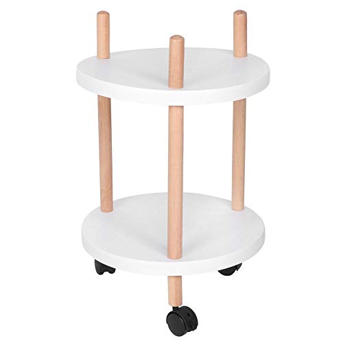 Bicaquu Carrito de Servicio de Bar, multifunción, Resistente, Mesa de té, Carrito móvil de Utilidad, Carrito rodante de 2 Niveles, para Barra casera Bicaquu Carrito de Servicio de Bar, multifunción, Resistente, Mesa de té, Carrito móvil de Utilidad, Carrito rodante de 2 Niveles, para Barra casera