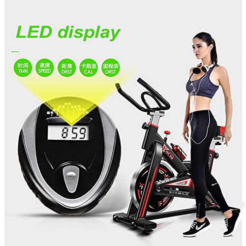 Bicicleta Bicicleta Estacionario,Interior Bicicleta De Ejercicio Bicicleta De Entrenamiento,Bicicletas De Fitness para Home Cardio Workout Training Bike-Negro