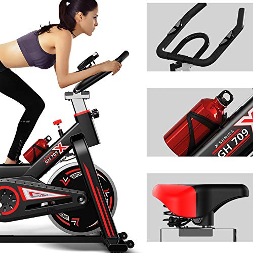 Bicicleta Bicicleta Estacionario,Interior Bicicleta De Ejercicio Bicicleta De Entrenamiento,Bicicletas De Fitness para Home Cardio Workout Training Bike-Negro