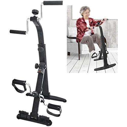 Bicicleta de Ejercicio Plegable para Brazo y Pierna, Entrenador de la Pierna del Equipo de Fitness del Ejercicio del Pedal portátil para Ancianos Superior y lo DDLS