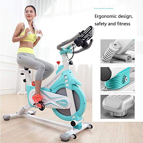Bicicleta de ejercicio profesional para interiores - Sistema de absorción de choque auxiliar - Pantalla multifunción inteligente - Volante silencioso de dos vías, bicicleta deportiva para el hogar Bicicleta de ejercicio profesional para interiores - Sistema de absorción de choque auxiliar - Pantalla multifunción inteligente - Volante silencioso de dos vías, bicicleta deportiva para el hogar