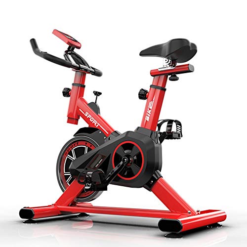 Bicicleta de Spinning Bicicletas de ejercicio vertical de transmisión del cinturón del asiento ajustable y asas for 85x45x110cm Cardio Fitness Training para Ejercicios en Casa Adelgazar Fitness