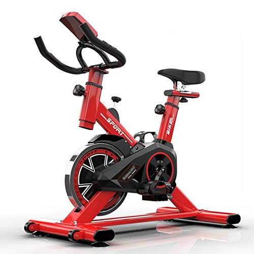 Bicicleta de Spinning Bicicletas de ejercicio vertical de transmisión del cinturón del asiento ajustable y asas for 85x45x110cm Cardio Fitness Training para Ejercicios en Casa Adelgazar Fitness