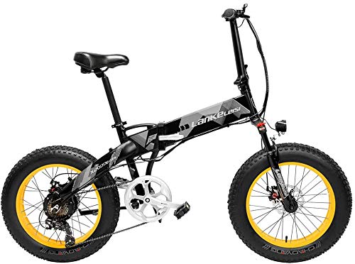 Bicicleta Eléctrica Plegable Potente 1000W/500W 35km/h Ruedas Anchas 20 x 4’’ Bateria Removible 48V 10,4AH SHIMANO 7 Velocidades Bici de Montaña/Carretera/Playa/Nieve para Adultos[EU Stock]