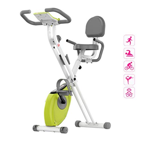 Bicicleta Estática Bicicleta De Hilatura En Casa Bicicleta Silenciosa para Ejercicios Equipo De Ejercicios para Deportes En Interiores Bicicleta Paso A Paso (Color : Green, Size : 45x75x118cm)