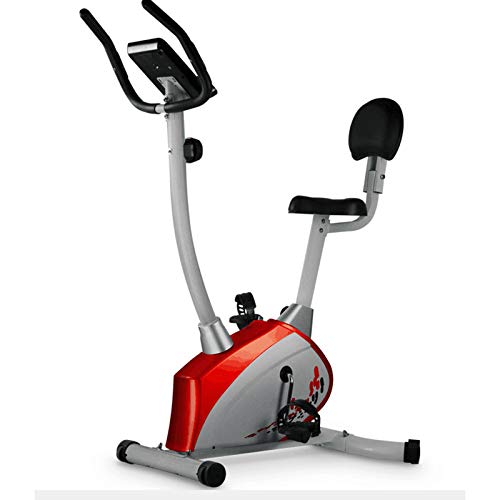 Bicicleta estática, Bicicleta estática plegable con programa de aplicaciones, Bicicleta reclinada compacta para entrenamiento de cuerpo entero con soporte para tableta y asiento grande y cómodo