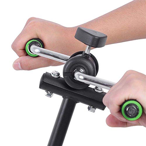 Bicicleta estática Ejercitador Brazos y piernas - Máquina vendedora Ejercicios Brazos y piernas - Ejercitador Pedal portátil - Equipo Fitness Personas Mayores y Mayores - Bicicleta estática Pedal