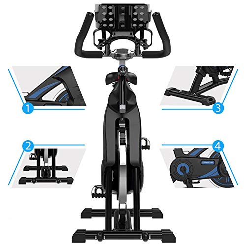 Bicicleta Estática Plegable Indoor Sports Fitness Equipment portante de carga inteligente bicicleta de la aptitud de Paz Inicio Deportes bicicletas Alquiler de 200 kg Negro Gimnasio en casa para uso