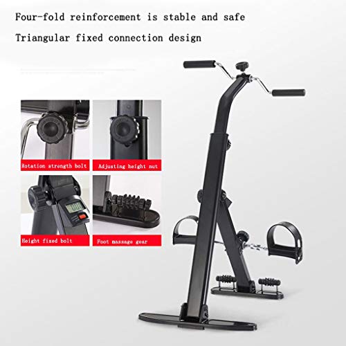 Bicicleta para ejercicios Brazo y pierna Ejercitador Wellness Deluxe Ejercicio en casa: ejercicio en la parte superior del cuerpo, parte inferior del cuerpo y cardio simultáneamente - Marco reforzado