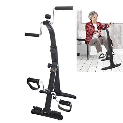 Bicicleta para ejercicios Brazo y pierna Ejercitador Wellness Deluxe Ejercicio en casa: ejercicio en la parte superior del cuerpo, parte inferior del cuerpo y cardio simultáneamente - Marco reforzado