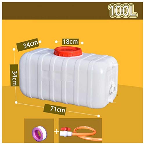 Bidón de Agua, 25L 50L 100L 150L 200L Portátil Agua Potable Depósito, Cubo de Agua, Senderismo Camping Picnic Travel BBQ, Bidon Recipiente de Almacenamiento de Agua Horizontal de Plástico Grueso Bidón de Agua, 25L 50L 100L 150L 200L Portátil Agua Potable Depósito, Cubo de Agua, Senderismo Camping Picnic Travel BBQ, Bidon Recipiente de Almacenamiento de Agua Horizontal de Plástico Grueso