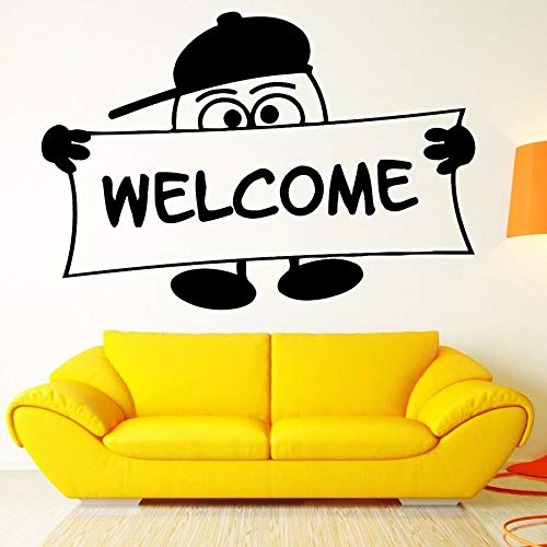Bienvenido palabra etiqueta de la pared patrón de dibujos animados dulce decoración del hogar sala de estar vinilo puerta y ventana calcomanía tienda vivero arte mural Bienvenido palabra etiqueta de la pared patrón de dibujos animados dulce decoración del hogar sala de estar vinilo puerta y ventana calcomanía tienda vivero arte mural