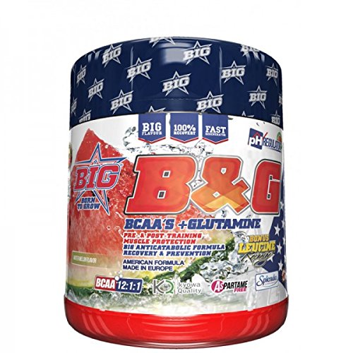 BIG - B&G 12:1:1 (BCAA+Glutamina) - 400 g - Sandía BIG - B&G 12:1:1 (BCAA+Glutamina) - 400 g - Sandía