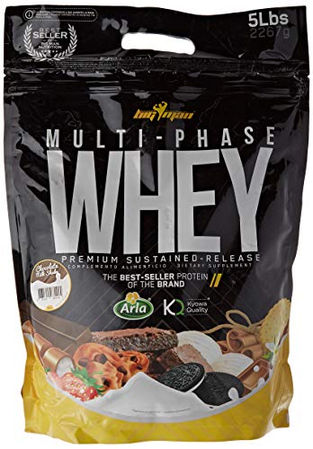 Big Man Nutrition Multi-Phase Whey Complejo de Proteínas, Chocolate - 2268 gr