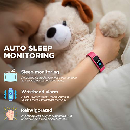 BIGGERFIVE Vigor Pulsera Actividad Inteligente Reloj Inteligente para Niños Niñas Mujer, Impermeable IP68 Deportivo Smartwatch con Podómetro Pulsómetros Monitor de Sueño Contador de Caloría BIGGERFIVE Vigor Pulsera Actividad Inteligente Reloj Inteligente para Niños Niñas Mujer, Impermeable IP68 Deportivo Smartwatch con Podómetro Pulsómetros Monitor de Sueño Contador de Caloría