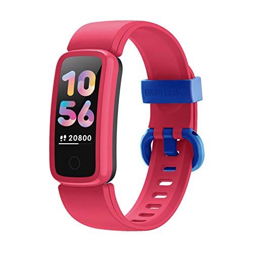 BIGGERFIVE Vigor Pulsera Actividad Inteligente Reloj Inteligente para Niños Niñas Mujer, Impermeable IP68 Deportivo Smartwatch con Podómetro Pulsómetros Monitor de Sueño Contador de Caloría BIGGERFIVE Vigor Pulsera Actividad Inteligente Reloj Inteligente para Niños Niñas Mujer, Impermeable IP68 Deportivo Smartwatch con Podómetro Pulsómetros Monitor de Sueño Contador de Caloría