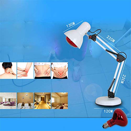 Biglove Lámpara de Calor Mineral infrarrojo lejano con Terapia para Escritorio doméstico Brazo Ajustable para el Aparato de Fisioterapia Infra-Rojo Biglove Lámpara de Calor Mineral infrarrojo lejano con Terapia para Escritorio doméstico Brazo Ajustable para el Aparato de Fisioterapia Infra-Rojo