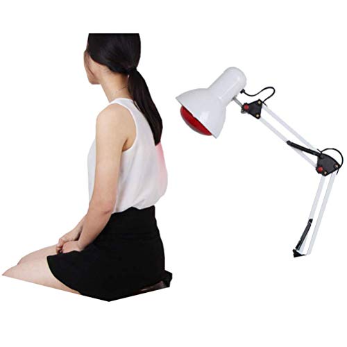 Biglove Lámpara de Calor Mineral infrarrojo lejano con Terapia para Escritorio doméstico Brazo Ajustable para el Aparato de Fisioterapia Infra-Rojo Biglove Lámpara de Calor Mineral infrarrojo lejano con Terapia para Escritorio doméstico Brazo Ajustable para el Aparato de Fisioterapia Infra-Rojo