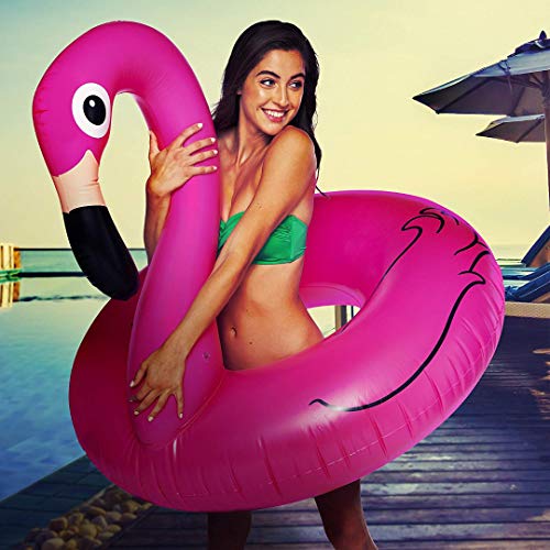 Bigmouth BMPF-0001 Flotador para Piscina y Playa Negro, Rosa - Flotadores para Piscina y Playa (Negro, Rosa, Hombre/Mujer, 1194 mm, 1220 mm, 1080 mm)