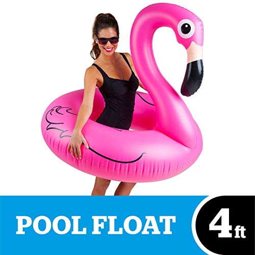 Bigmouth BMPF-0001 Flotador para Piscina y Playa Negro, Rosa - Flotadores para Piscina y Playa (Negro, Rosa, Hombre/Mujer, 1194 mm, 1220 mm, 1080 mm)