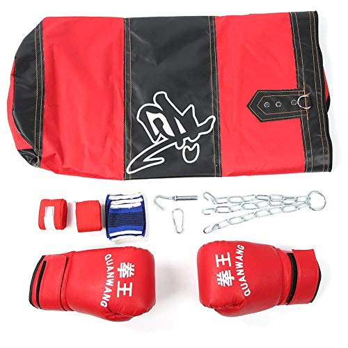 Biitfuu Saco de Boxeo Saco de Boxeo Pesado Sacos de Boxeo Saco de Boxeo con Guantes y Correa de Ejercicio para Adultos y niños(#1)