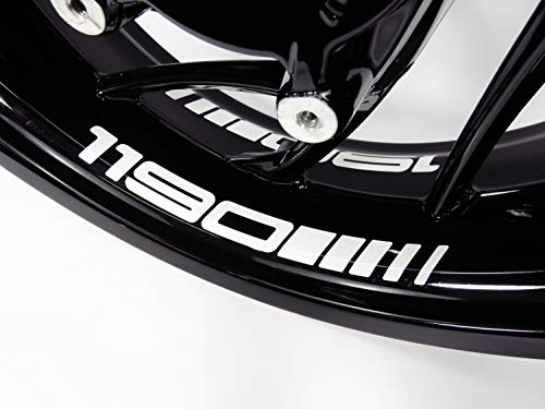 Bike Label 790079A - Juego de 4 pegatinas para llantas (compatible con KTM 1190 Adventure)