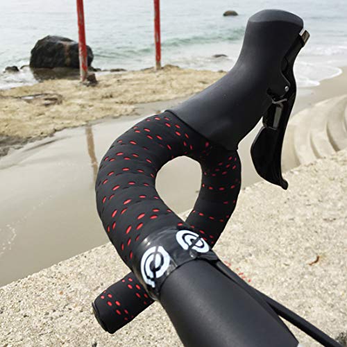 Bike Ribbon DR44, Juego de cintas, Negro (negro/rojo), talla única