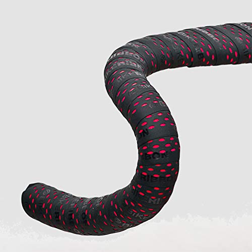 Bike Ribbon DR44, Juego de cintas, Negro (negro/rojo), talla única