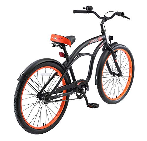 BIKESTAR Bicicleta Infantil para niños y niñas a Partir de 10 años | Bici 24 Pulgadas con Frenos | 24" Edición Cruiser Negro BIKESTAR Bicicleta Infantil para niños y niñas a Partir de 10 años | Bici 24 Pulgadas con Frenos | 24" Edición Cruiser Negro