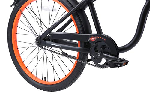 BIKESTAR Bicicleta Infantil para niños y niñas a Partir de 10 años | Bici 24 Pulgadas con Frenos | 24" Edición Cruiser Negro BIKESTAR Bicicleta Infantil para niños y niñas a Partir de 10 años | Bici 24 Pulgadas con Frenos | 24" Edición Cruiser Negro