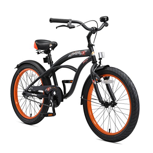 BIKESTAR Bicicleta Infantil para niños y niñas a Partir de 6 años | Bici 20 Pulgadas con Frenos | 20" Edición Cruiser Negro BIKESTAR Bicicleta Infantil para niños y niñas a Partir de 6 años | Bici 20 Pulgadas con Frenos | 20" Edición Cruiser Negro