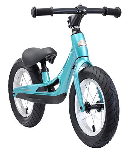 BIKESTAR Bicicleta sin Pedales de magnesio (Muy Ligero!) para niños y niñas 3-4 años | Bici con Ruedas de 12" Edición Cruiser | Turquesa
