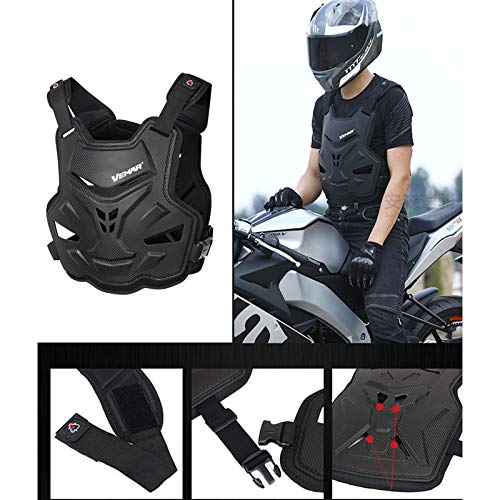 BIlinli Motocicleta Adulta Dirt Bike Body Armor Equipo de protección Pecho Protector de Espalda Chaleco de protección para Motocross Esquí Patinaje Snowboard BIlinli Motocicleta Adulta Dirt Bike Body Armor Equipo de protección Pecho Protector de Espalda Chaleco de protección para Motocross Esquí Patinaje Snowboard