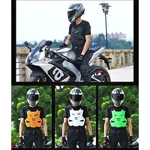 BIlinli Motocicleta Adulta Dirt Bike Body Armor Equipo de protección Pecho Protector de Espalda Chaleco de protección para Motocross Esquí Patinaje Snowboard