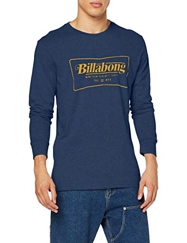 BILLABONG TRD Mrk LS tee Camiseta, Azul (Dark Blue 709), One Size (Tamaño del Fabricante: L) para Hombre BILLABONG TRD Mrk LS tee Camiseta, Azul (Dark Blue 709), One Size (Tamaño del Fabricante: L) para Hombre