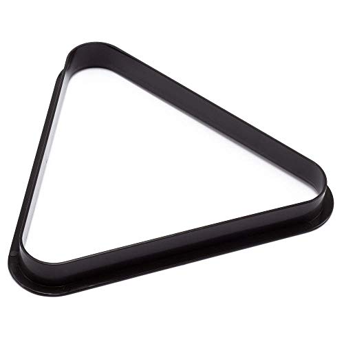 BILLARES Y DARDOS CAMARA Triángulo para Bolas de Billar Americano de plástico, tamaño Profesional para mesas de Billar (57 mm) BILLARES Y DARDOS CAMARA Triángulo para Bolas de Billar Americano de plástico, tamaño Profesional para mesas de Billar (57 mm)