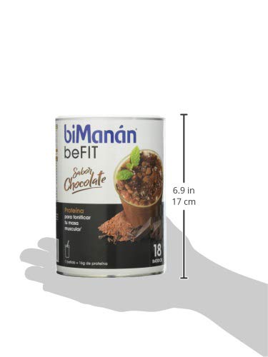 biManán - beFIT - Proteína para tonificar - Batido Chocolate - 18uds 540 gr