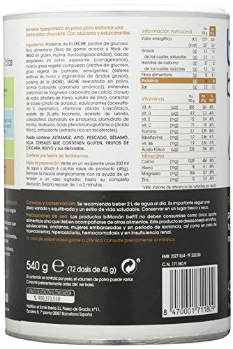 biManán - beFIT - Proteína para tonificar - Crema Chocolate - 12uds 540 gr
