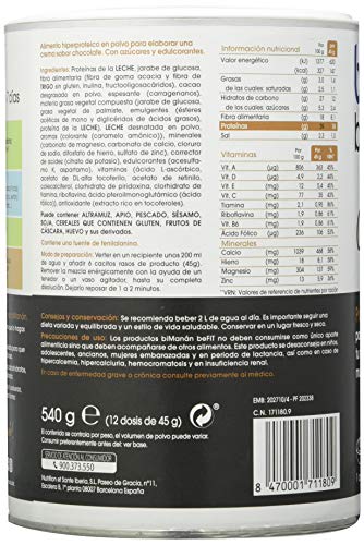 biManán - beFIT - Proteína para tonificar - Crema Chocolate - 12uds 540 gr biManán - beFIT - Proteína para tonificar - Crema Chocolate - 12uds 540 gr