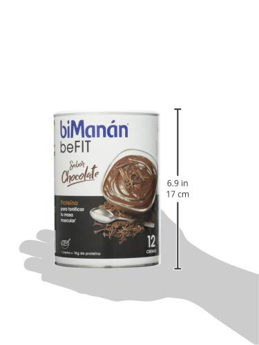 biManán - beFIT - Proteína para tonificar - Crema Chocolate - 12uds 540 gr